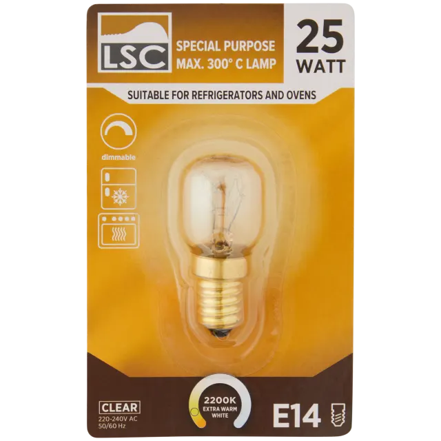 Ampoule four/réfrigérateur T25 LSC