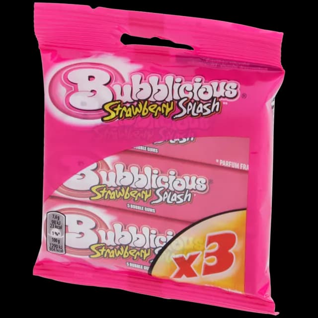 Chewing-gum Bubblicious Strawberry Splash