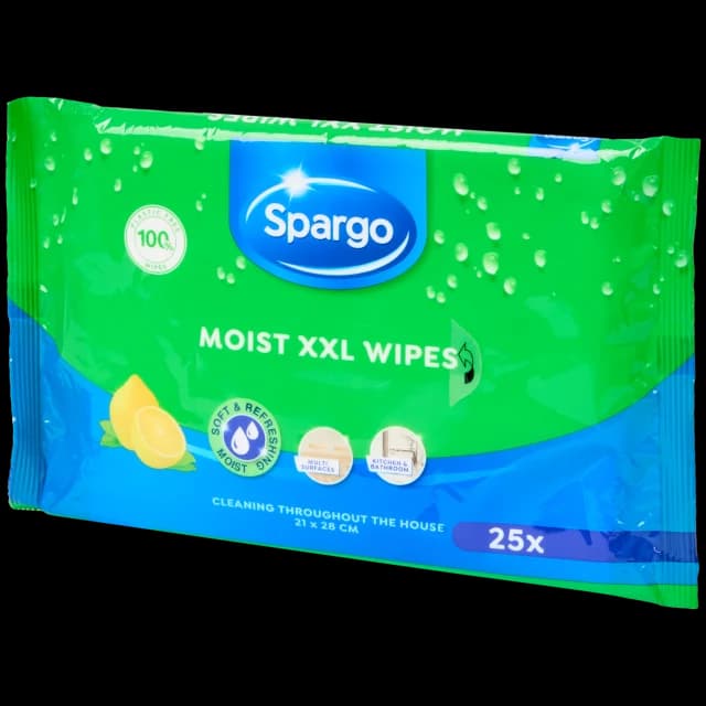Lingettes humides XXL Spargo