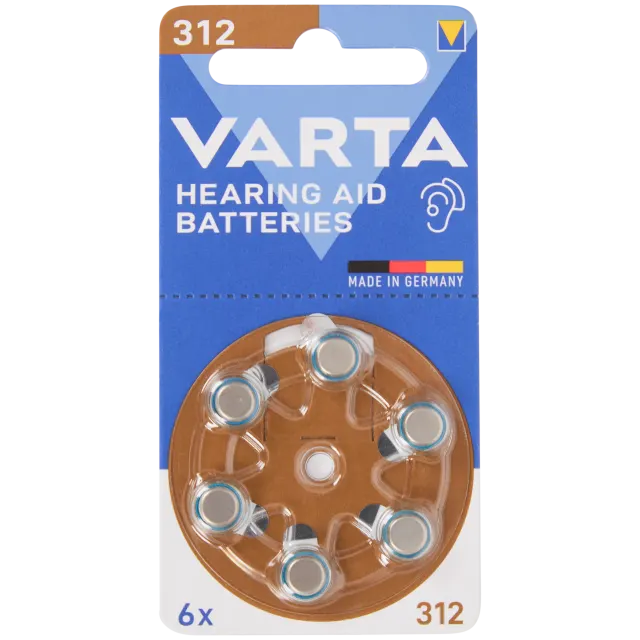Piles pour appareils auditifs Varta