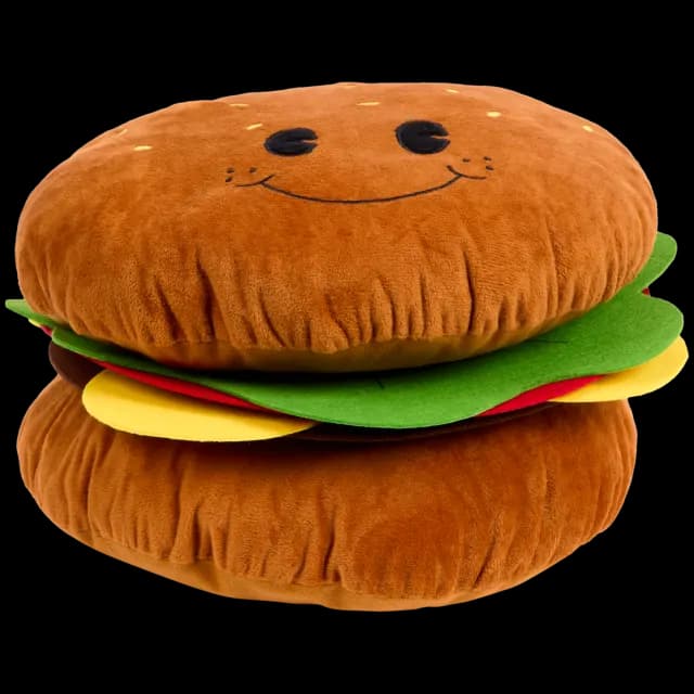 Hamburger en peluche