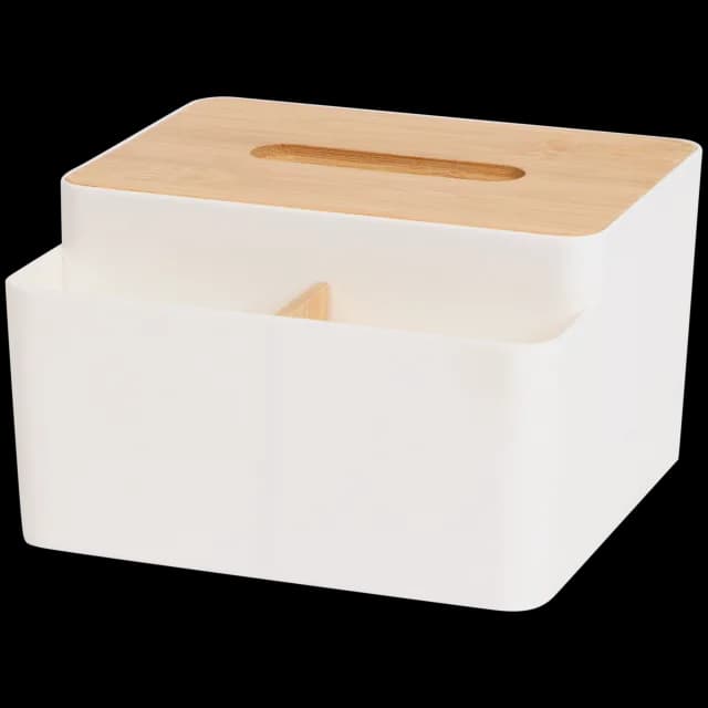 Boîte à mouchoirs avec rangements Eleganza