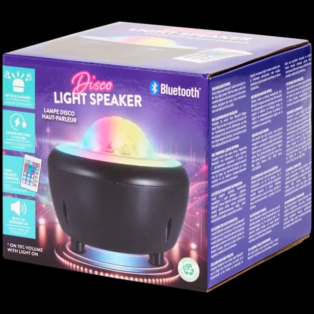 Lampe disco enceinte