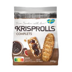 KRISPROLLS PAIN GRILLE SUEDOIS DORE 240G