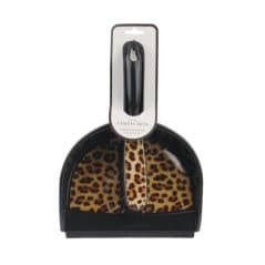 HOME COLLECTION PELLE BALAYETTE MOTIF LEOPARD