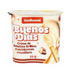 BATONNETS ET CREME DE NOISETTE
