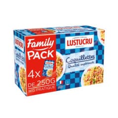 LUSTUCRU COQUILLETTES FAMILY PACK 1KG