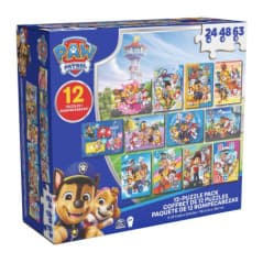 PAT PATROUILLE COFFRET 12 PUZZLES PAW