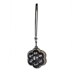 SIMPLY BOULE A THE INOX FORME FLEUR