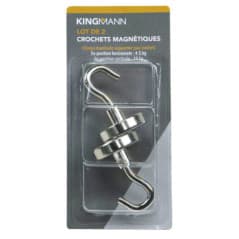 KINGMANN 2 CROCHETS MAGNETIQUES
