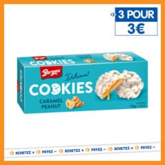 BERGEN COOKIES CARAMEL PEANUT 110G