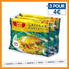 NOUILLES INSTANTANEES CURRY X3