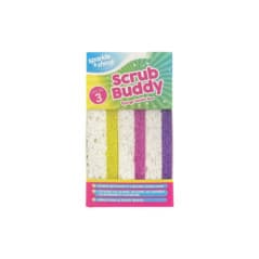 SPARKLE & SHINE SCRUB BUDDY EPONGE 2EN1 X3