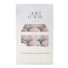 QUIET LUXURY BOUGIES CHAUFFE PLAT X12