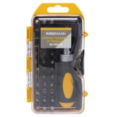 KINGMANN 38 PIECES TOURNEVIS COURTS