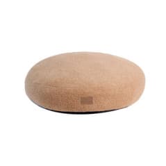 PET COLLECTION LIT POUF D70X16CM MARRON CLAIR