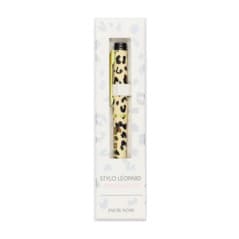 STYLO LEOPARD ET MESSAGE