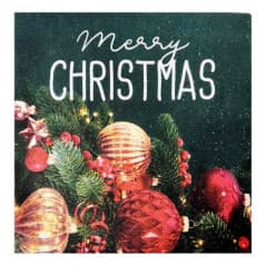 SERVIETTE PHOTOPRINT NOEL...