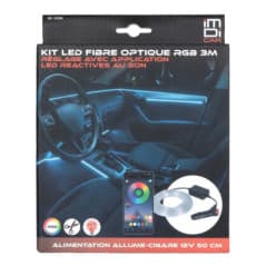 IMDICAR KIT LED FIBRE OPTIQUE RGB 3M