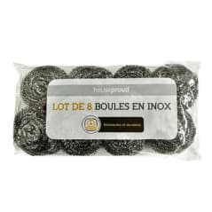 HOUSE PROUD BOULES INOX X8