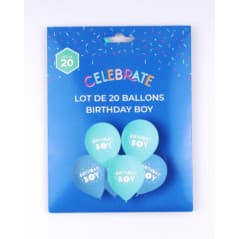 PAQUET DE 20 BALLONS BLEU...