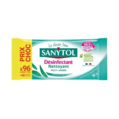 SANYTOL LINGETTES X96 EUCALYPTUS