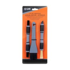 CAR ESSENTIALS 3 BROSSES VOITURE - INTERIEUR