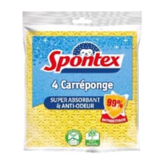 SPONTEX CARREPONGES X4 ANTI-BACTERIES