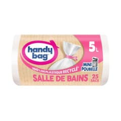 SACS POUBELLE 5L X25 LIENS