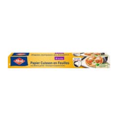 ALBAL PAPIER CUISSON 8 FEUILLES