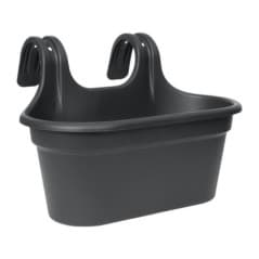 SIMPLY GARDEN JARDINIERE A SUSPENDRE NOIR