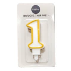 SIMPLY BOUGIE CHIFFRE 1