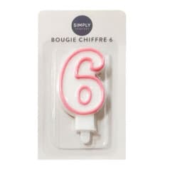 SIMPLY BOUGIE CHIFFRE 6