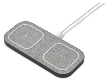 TRONIC® Pad de chargement QI Dual (blanc)