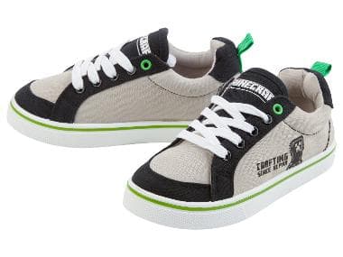 Baskets enfant Minecraft en toile (gris, 28)