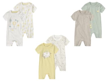 lupilu® Lot de 2 pyjamas bébé