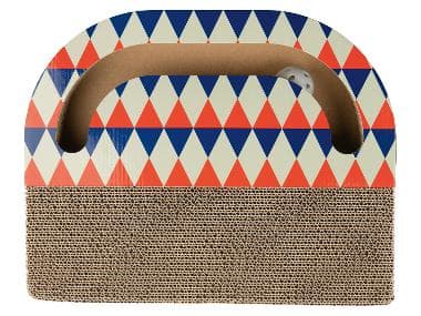 zoofari® Griffoir en carton ou Tapis griffoir (griffoir en carton carré)
