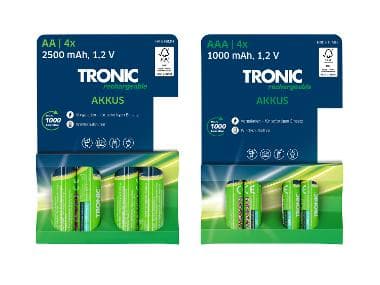 TRONIC® Piles rechargeables