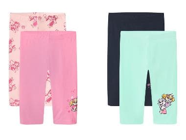 lupilu® Lot de 2 leggings petite fille