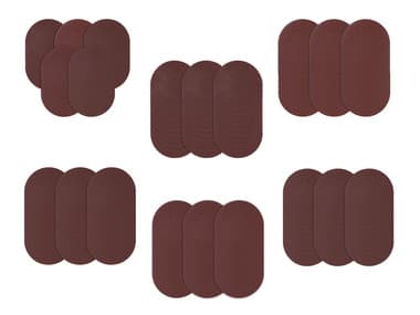 PARKSIDE® Set de 30 papiers abrasifs pour ponceuse multisupports