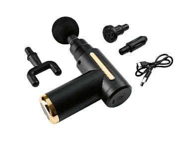 VitalMaxx Mini-pistolet de massage, 4 têtes, 6 vitesses