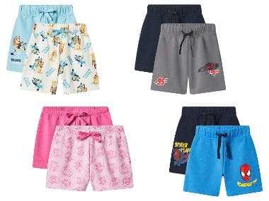 Lot de 2 shorts molletonnés enfant