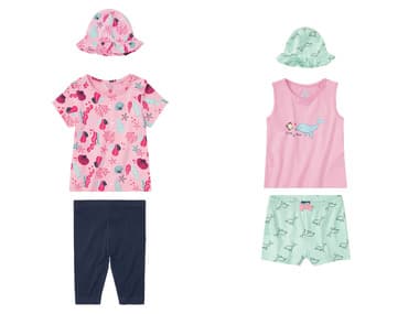 lupilu® Ensemble petite fille, 3 pièces