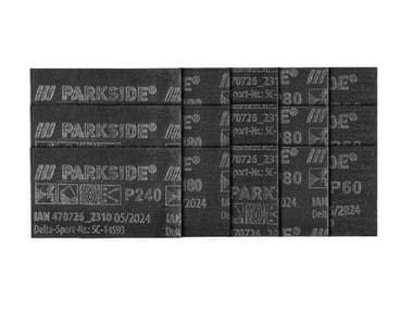 PARKSIDE PERFORMANCE® Set de grilles abrasives (Set de ponceuses vibrantes)