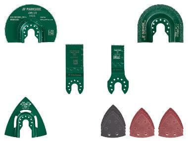 PARKSIDE® Accessoire pour scie, Plateau de ponçage ou Feuilles abrasives triangulaires