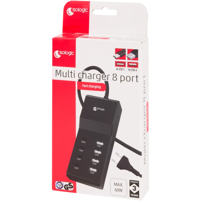 Multichargeur 8 ports Sologic