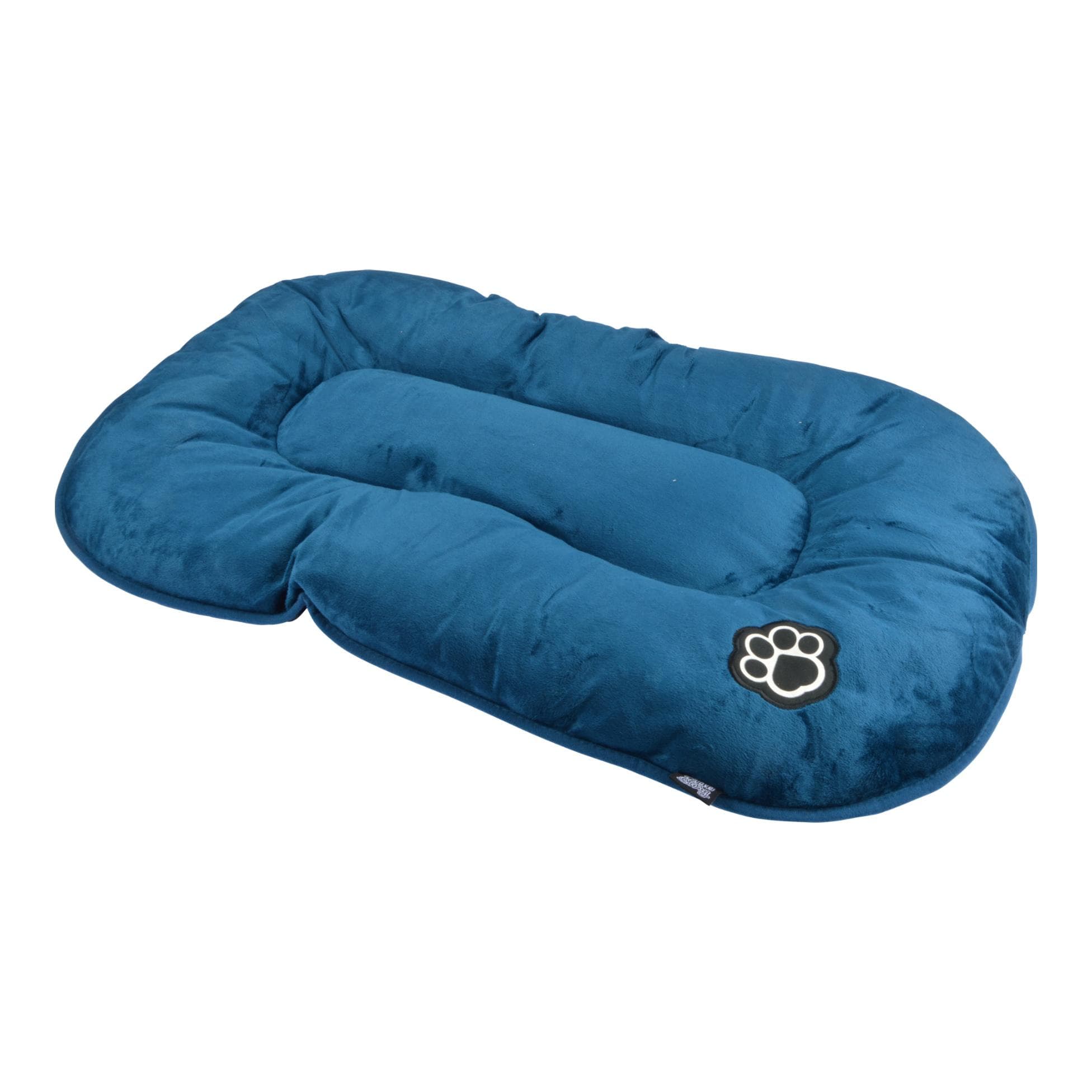 COUSSIN FLOCON REVERSIBLE 107X62CM PATCHY EMERAUDE CHARBON
