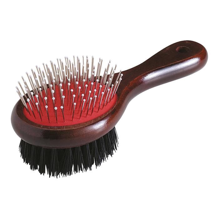 BROSSE CHIEN BOIS DOUBLE