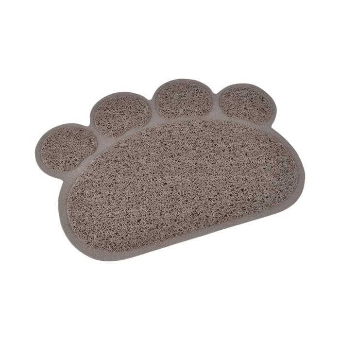 TAPIS FORME PATTE D.40X30CM TAUPE