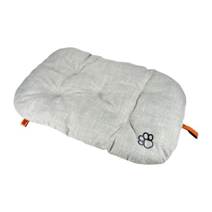 COUSSIN FLOCON REVERSIBLE 107X62X5CM CITY GRIS CLAIR